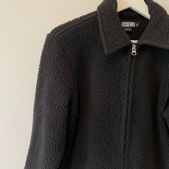 J.Crew Teddy Sherpa Zip Up Jacket - Picture 2 of 10